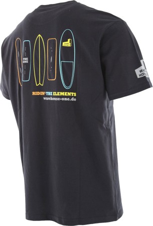 X WH1 MW MINI LOGO BOARD RANGE T-Shirt black 