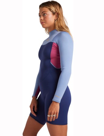 2/2 PROLOGUE WOMEN BACK ZIP LS Shorty 2025 dark denim 