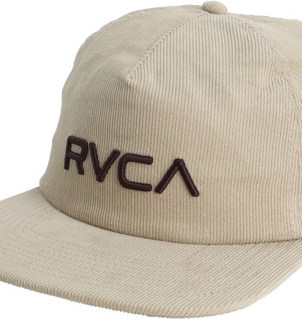 BIG RVCA CORD SNAPBACK Cap 2026 silver bleach 