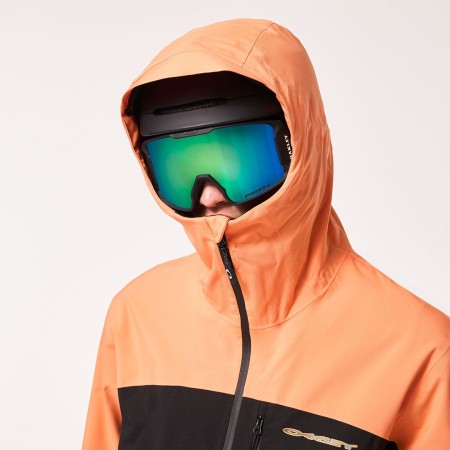 TC SKULL REDUCT SHELL Jacket 2024 blackout/soft orange 