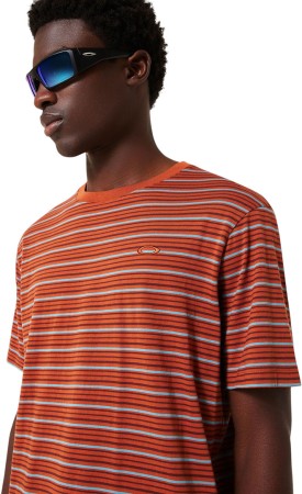 RELAX STRIPED T-Shirt 2025 grenache/auburn stripes 