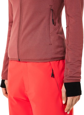 WOMENS CANOPY FULL ZIP Fleece 2026 rosewood 