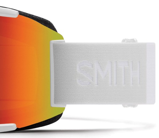 FORUM Schneebrille white vapor/red sol-x mirror 