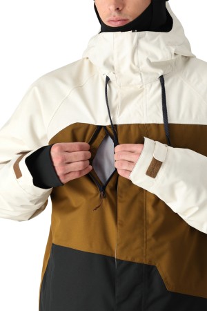 GEO INSULATED Jacke 2025 birch wash colorblock 