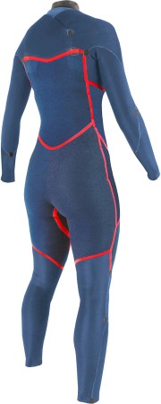 DIVINE OYSTERPRENE 4/3 FRONT ZIP Full Suit 2025 black 