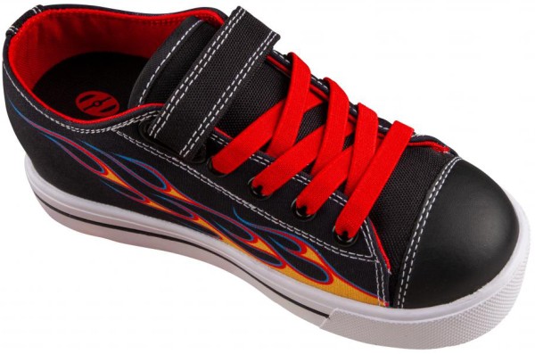 SNAZZY X2 Shoe 2024 black/yellow/red flame 