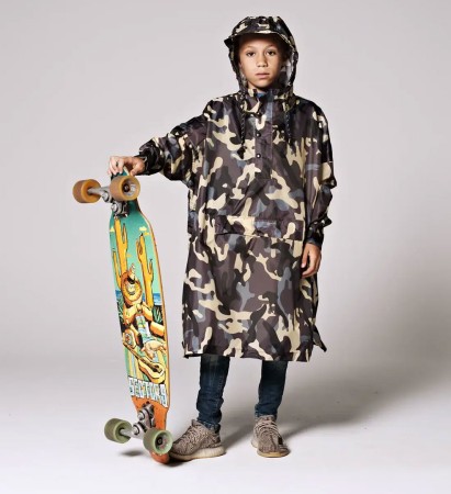 JUNGLE CAMO KIDS Regenponcho 