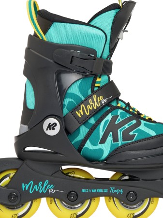 MARLEE PRO PACK Kids Inline Skate green/yellow incl. Protection Set 