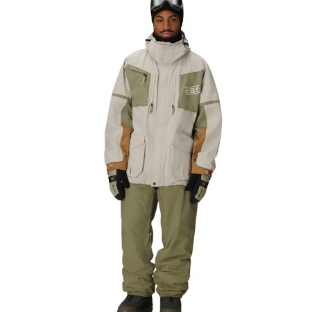 TRANSFER 2001 Jacke 2026 limestone colorblock 