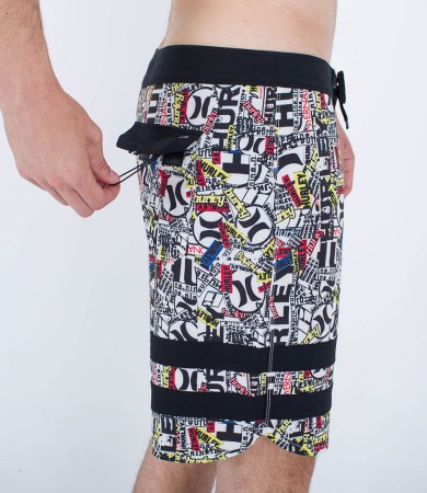 PHANTOM-ECO 25TH S1 BLOCK PARTY 18 Boardshort 2024 barely bone 