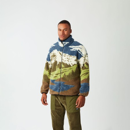 HAFDALS Zip Fleece 2026 cloudy landscape 