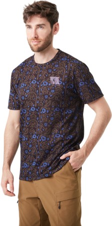 TIMONT PRINTED SS TECH T-Shirt 2025 ancolie print 