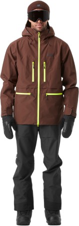 OZONN 3L Jacke 2025 chicory coffee 