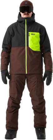 NITRIC Jacket 2025 chicory coffee lime black 