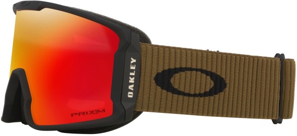 LINE MINER L Schneebrille 2026 army green corduroy/prizm snow torch iridium 