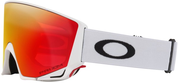 FLOW M Schneebrille 2026 matte white/prizm torch iridium 