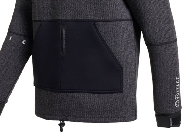 VOLTAGE 3MM Neoprenhoodie 2024 grey 