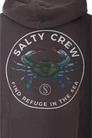 BLUE CRABBER Hoodie 2025 charcoal 