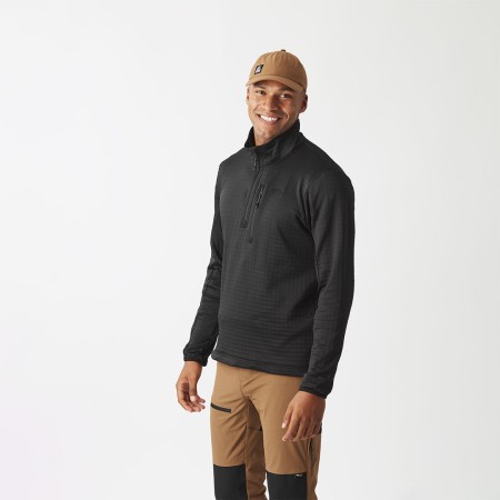BAKE GRID 1/4 Zip Fleece 2026 black 