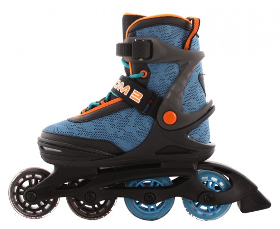 XOOM 2 Inline Skate 2021 black/blue/orange 