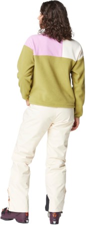 ARCCA WOMEN 1/4 ZIP Fleece 2025 green moss vanilla orchid 
