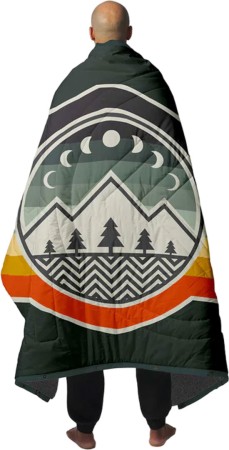 FLEECE 4in1 Decke 2025 camp vibes greengabel 