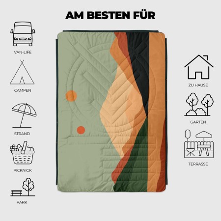 RIPSTOP 4in1 Blanket 2026 jasper/tree green 