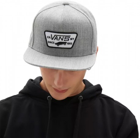 FULL PATCH Snapback Cap 2025 heather grey 