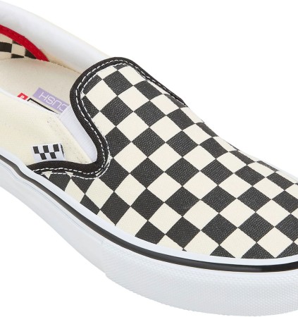 SKATE SLIP-ON Schuh 2025 checkerboard black/off 