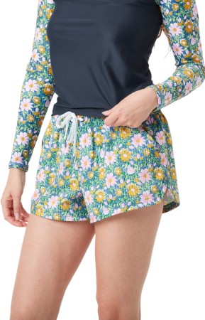 NAPKEY PRINTED Boardshort 2025 myosotis print 