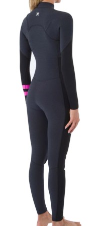 WOMEN PLUS 4/3 CHEST ZIP Full Suit 2025 black/graphite 