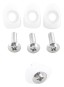 Artikelbild 4 des Artikels “UNION PRO M6 20mm Bindungsschrauben + Unterlegscheiben 4er Set white “