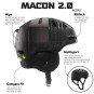 Artikelbild 4 des Artikels “MACON 2.0 MIPS Helm 2025 matte grey “