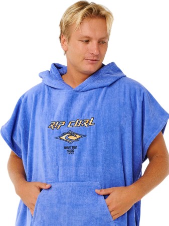 LOGO HOODED TOWEL Poncho 2026 blue haze 