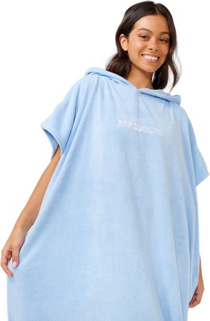 CLASSIC SURF HOODED Poncho 2025 mid blue 