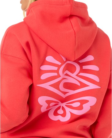 ICONS OF SURF HERITAGE Hoodie 2025 hibiscus red 