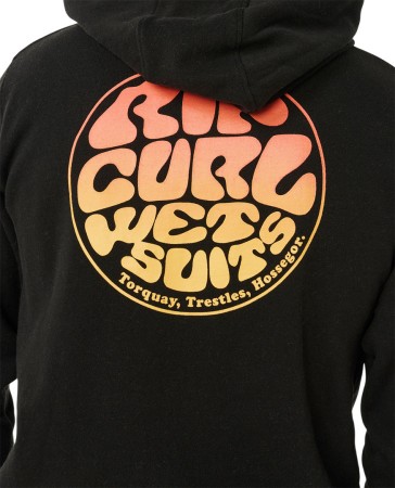 WETTIE PASSAGE ICON Zip Hoodie 2026 black/black 