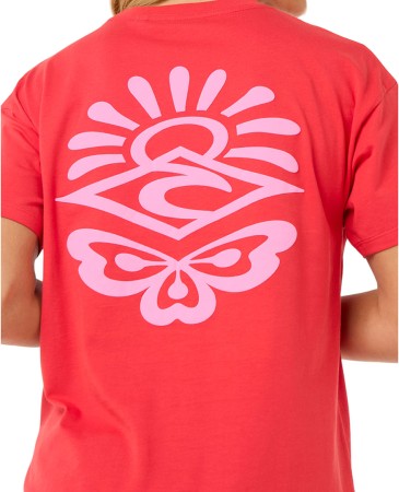 ICONS OF SURF RELAXED T-Shirt 2025 hibiscus red 