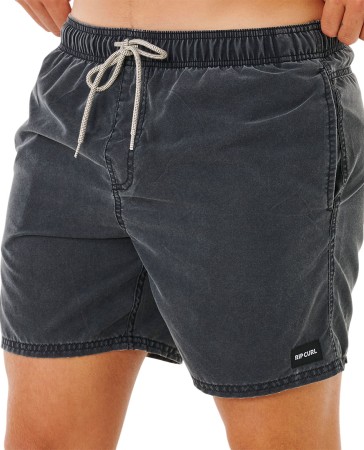 OFFSET WASHED VOLLEY 16 Boardshort 2026 black 