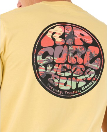 WETTIE PASSAGE ICON T-Shirt 2025 straw 