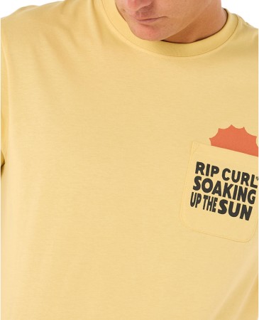 SUN SOAKER POCKET T-Shirt 2025 straw 