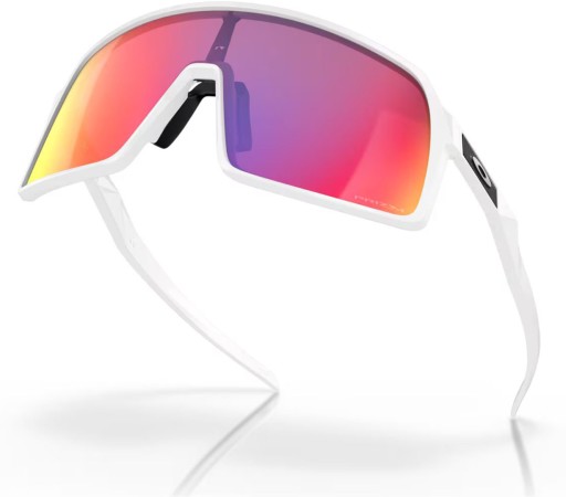 SUTRO Sunglasses matte white/prizm road 