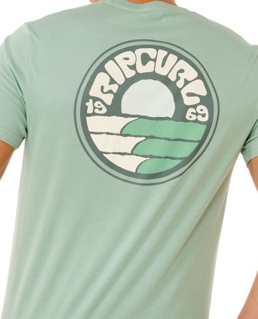 PACIFIC RINSE STACKED T-Shirt 2026 aloe 