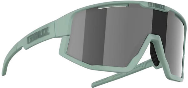 FUSION Sonnenbrille 2025 matte green/smoke mirror silver 