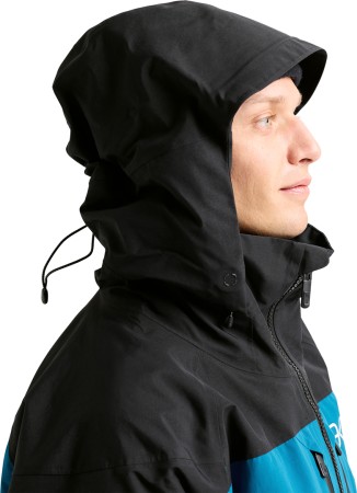 AK GORE TEX SWASH Jacke 2026 true black/blue teal/atomic yellow 