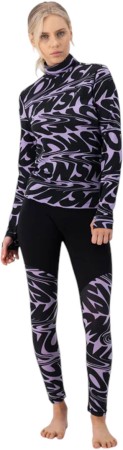 CASCADE MERINO FLEX MOCK NECK WOMEN Longsleeve 2025 signal lost lupin 