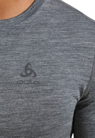 MERINO 200 WARM Longsleeve 2025 odlo steel grey melange 