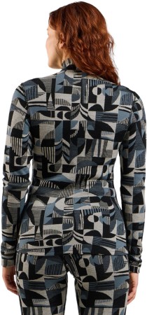 MERINO HERITAGE WOMEN Fleece 2025 provincial blue/black 