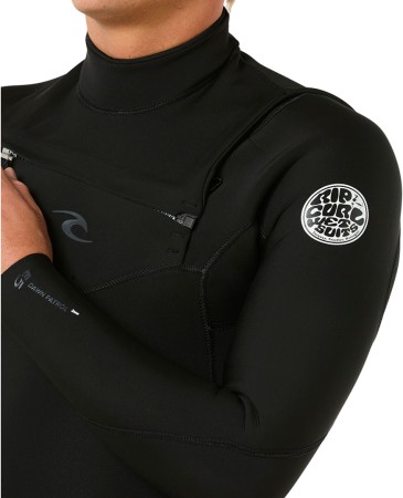 DAWN PATROL 2/2 LS CHEST ZIP Shorty 2025 black 