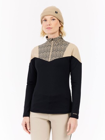 PRTJELISA 1/4 ZIP Fleece 2026 true black 